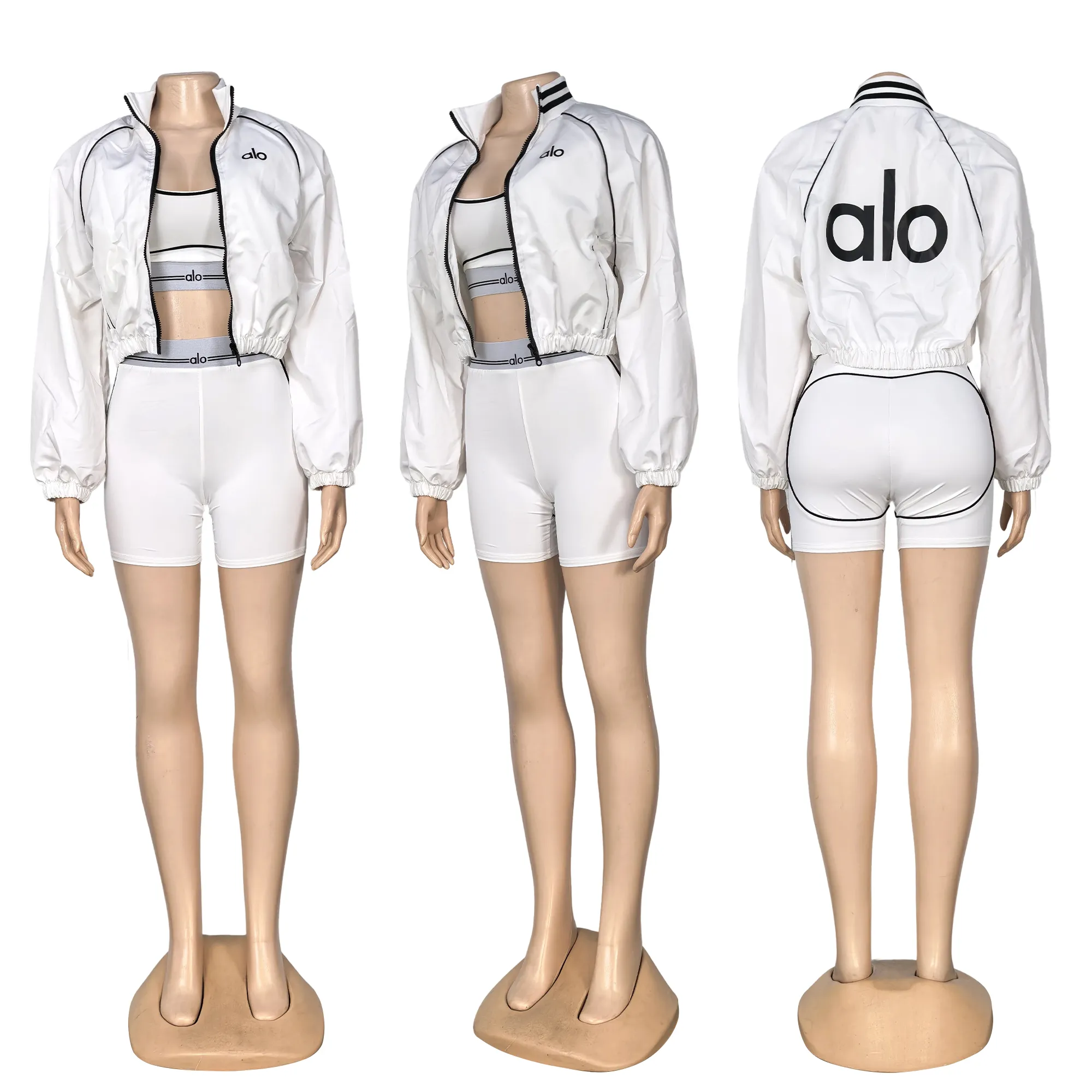 Three-piece shorts set